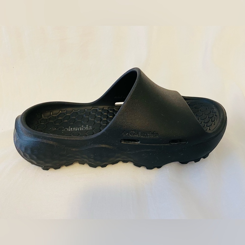 Columbia Black Comfort Slides, Thrive Revive Men, Unisex, Men 5.5, Women 7 - Picture 4 of 7